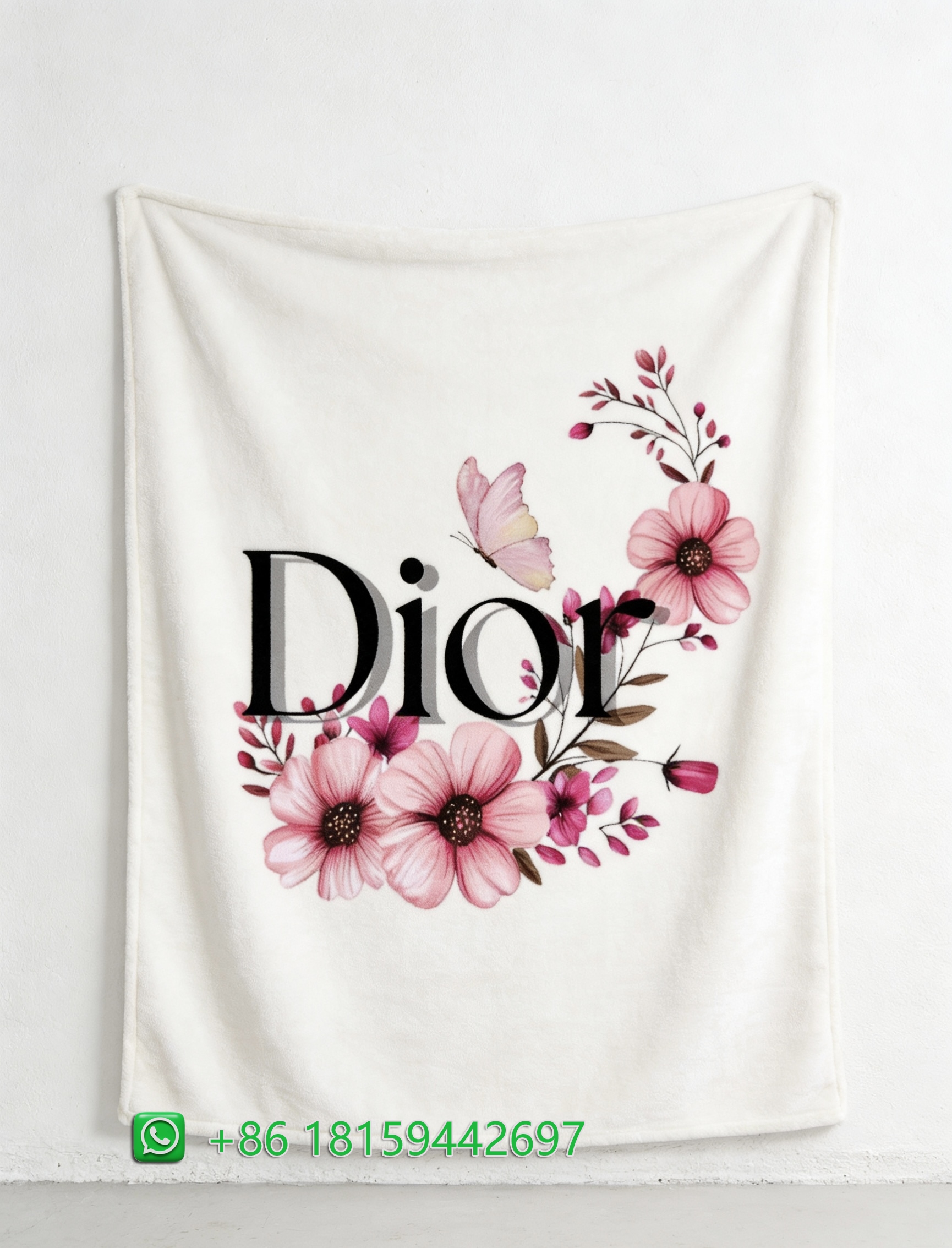Dior Throw Blankets